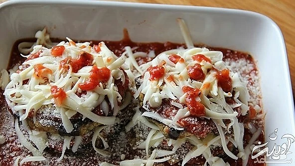 طرز تهیه خوراک بادمجان با پنیر